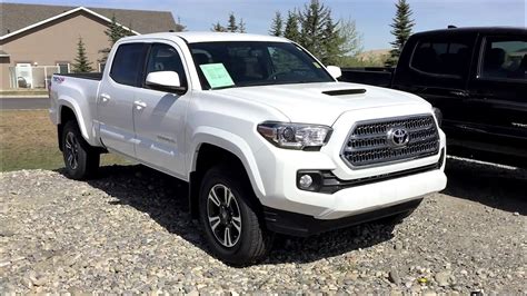 2016 Toyota Tacoma TRD Sport Long Bed in Alpine White - YouTube