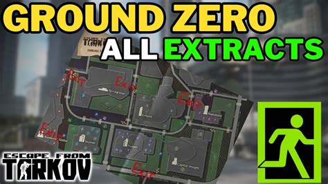 All PMC Extracts On Ground Zero (new map) #escapefromtarkov #wipe - YouTube