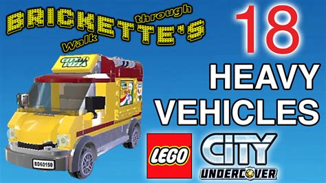 Unlocking ALL 18 Heavy Vehicles in LEGO City: Undercover - Brickette Games