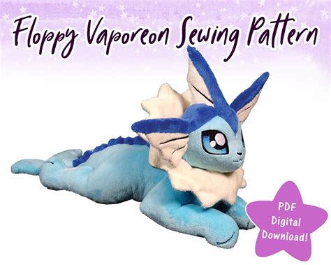 Sleeping Vaporeon Jumbo Eeveelutions Pokemon Plush - town-green.com