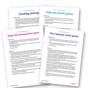 Phase 4 phonics games – blending and segmenting - Teachwire