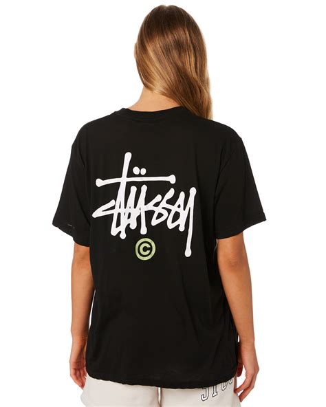 Stussy Central Bf Tee - Black | SurfStitch