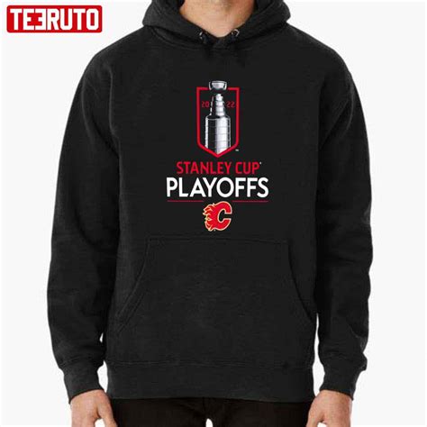 Calgary Flames 2022 Stanley Cup Playoffs Logo Hockey Unisex T-Shirt - Teeruto