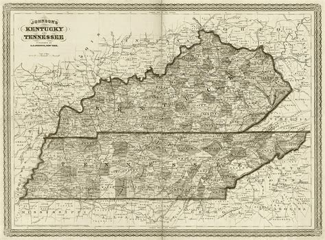 Jefferson County Kentucky Map Circa 1853 | ubicaciondepersonas.cdmx.gob.mx