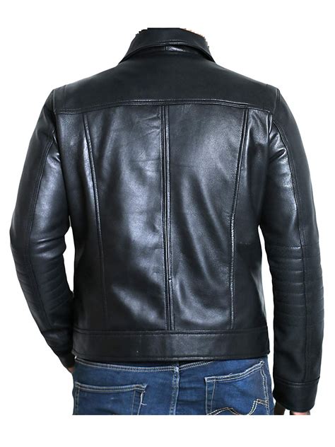 Men’s Genuine Lambskin Black Leather Jacket