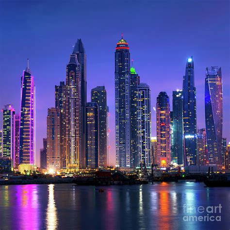 Dubai Night Sky