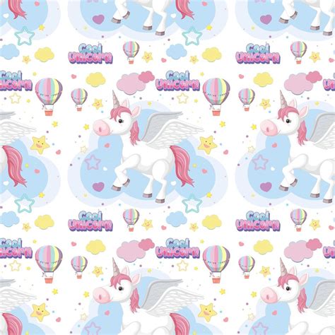 Pastel seamless unicorn background 1436872 Vector Art at Vecteezy