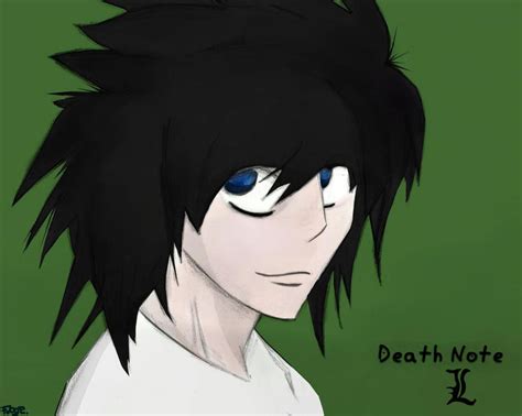 death note fan art L by DexsterTheWolf on deviantART