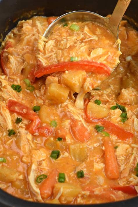 Slow Cooker Pineapple Chicken Curry Recipe