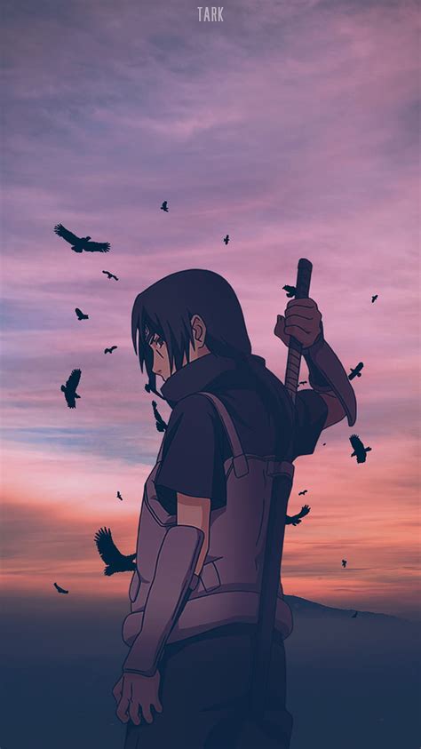 Itachi, aesthetic, sasuke, sharingan, sky, HD phone wallpaper | Peakpx