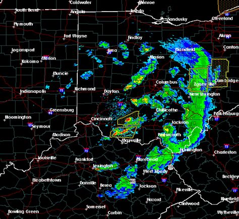 Interactive Hail Maps - Hail Map for Hillsboro, OH