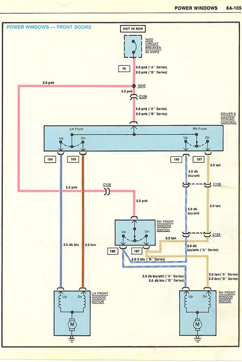 85 Chevy Power Window Switch Wiring