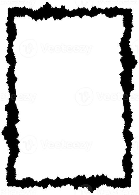 Grunge frame with transparent background 12898943 PNG