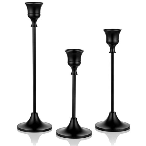 Black Taper Candle Holder – hbeventrentals.com