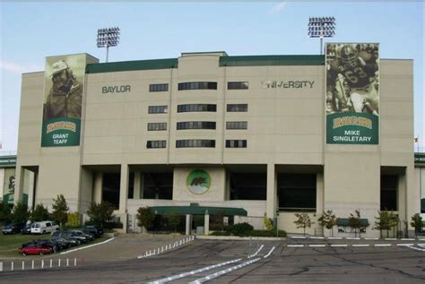 Baylor University Bears - entrance to Floyd Casey football Stadium ...