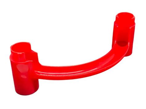 MARBLE RUN RACE Game Replacement Part Piece 7" Red Curve Track Curved ...