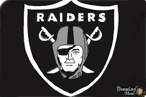 How to Draw The Oakland Raiders, Nfl Team Logo - DrawingNow