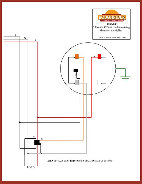 Single Line Meter Wiring Diagram