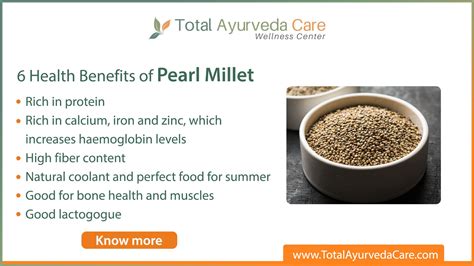 Do you want to know about the nutritional value and health benefits of Pearl Millet- is fiber ...