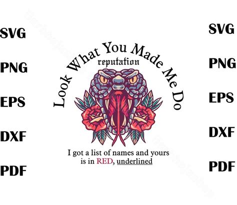 Look What You Made Me Do Taylor Swift Song the Eras Tour Svg, Country Musics Svg, Swifties Svg ...
