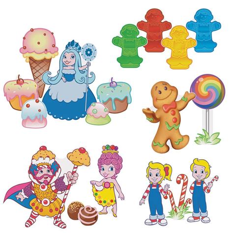 Candy Land Cutouts - Walmart.com in 2021 | Candy theme birthday party ...