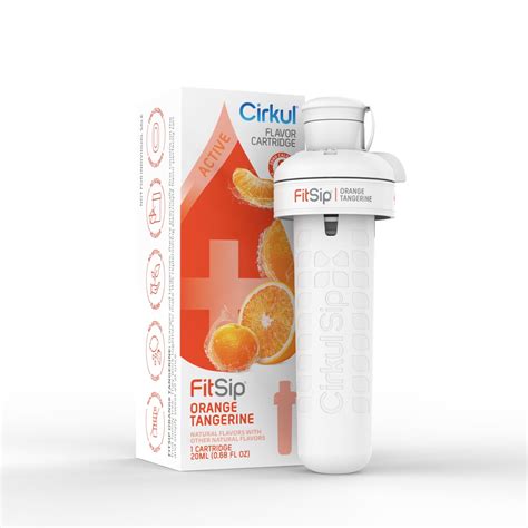 Cirkul FitSip Orange Tangerine Water Flavor Cartridge 1-pack - Walmart.com