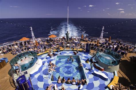 Cruise Ship - Pool Party Spot Editorial Photo - Image of ocean, pool ...