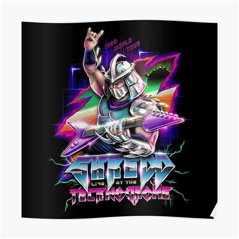 "Shredd Live at the Technodrome" Poster for Sale by kolabs | Redbubble