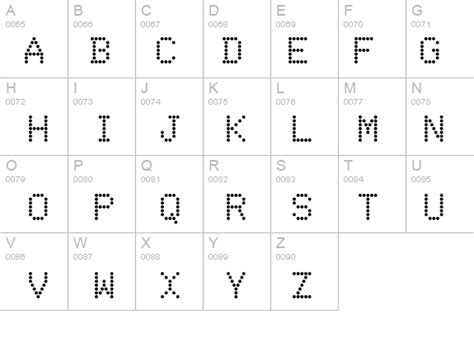 DotMatrix Regular Font - FontZone.net