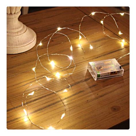 String Lights, Fairy Lights Battery Operated Led Copper Wire Starry Fairy Blue Lights Christmas ...