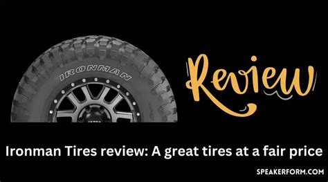 Ironman Tires review A great tires at a fair price (2024)