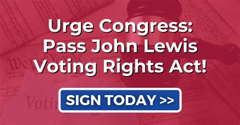 Urge Congress to Pass the John Lewis Voting Rights Act! | PFAW