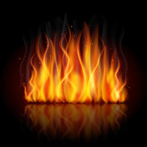 Burning flame background 455191 Vector Art at Vecteezy