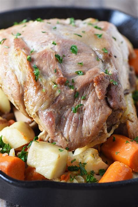 Deliciously easy pork roast recipe with vegetables and gravy, perfect for dinner tonight. How to ...