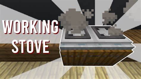 How To Make a Working Gas Stove in Minecraft - YouTube