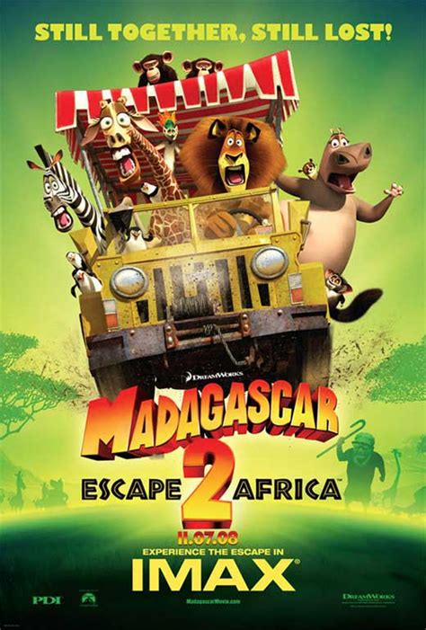 Madagascar 2 Dvd Poster