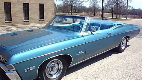 1968 CHEVROLET IMPALA SS 427 CONVERTIBLE FOR SALE - YouTube