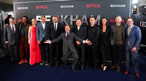 David Beckham attends premiere of candid new Netflix documentary about his life with wife ...