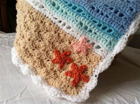 Beach Inspired Blanket Crochet Pattern/ Newborn/ Baby/ Custom Size - Etsy