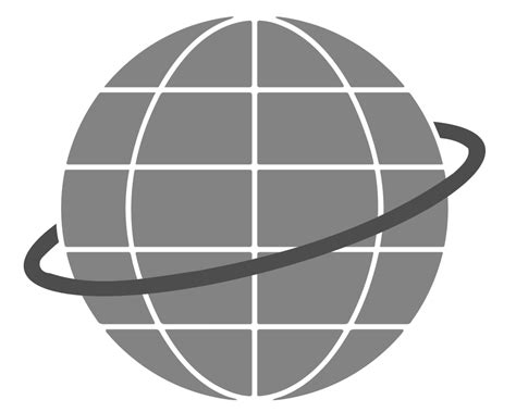 OnlineLabels Clip Art - Simple Globe