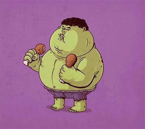 Hulk Fat, desenho, illustration, superhero, HD wallpaper | Peakpx