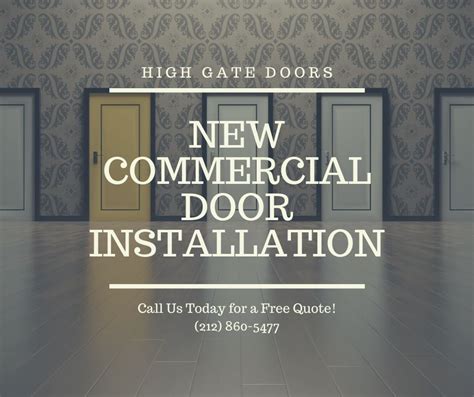 New Commercial Door Installation