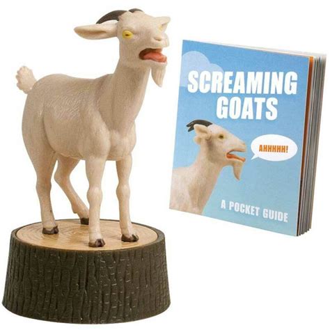 The Screaming Goat Mini Book + Figure