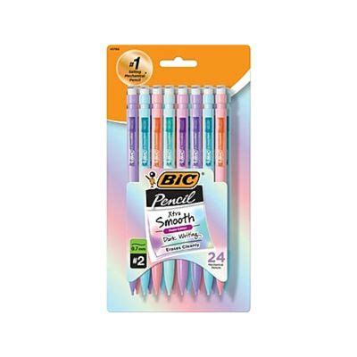 BiC Xtra Smooth Pastel Edition 0.7mm #2 Lead Mechanical Pencils (24 ct) - Instacart