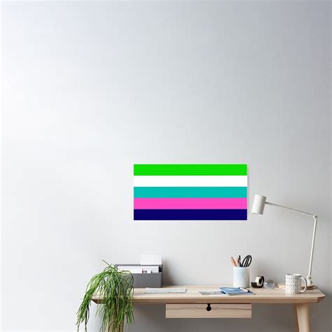 "mlm pride flag" Poster for Sale by mg549 | Redbubble