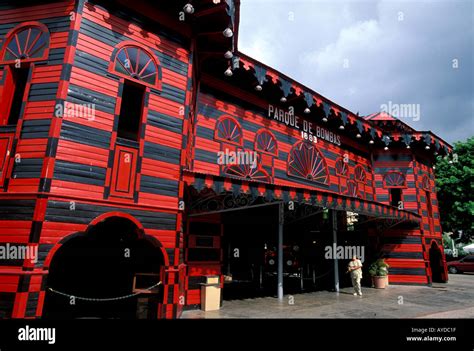 Ponce city, town Puerto Rico, Parque de Bombas famous red firehouse ...