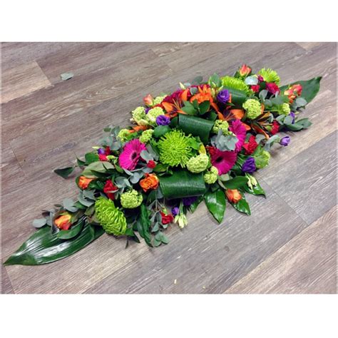 Tropical Casket Spray | Order Funeral Flowers Online