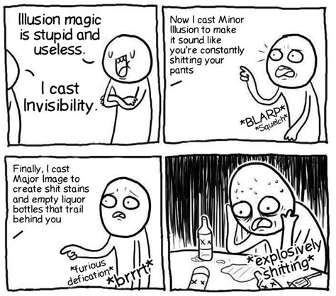 Illusion magic is OP : r/dndmemes