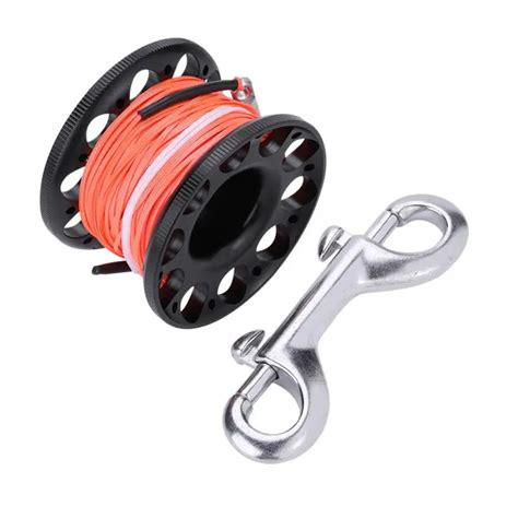 30M DIY Reel Spool Line Mini Aluminium Reel Baitcasting Reel Spool with Stainless Steel Double ...