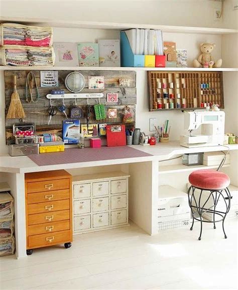 Craft Room Furniture Michaels : 43 Clever & Creative Craft Room Ideas | Craft room design ...